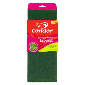 Esfregão Plano Esponja Condor 33cm x 12cm x 2cm Refil