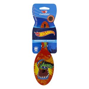Escova para Cabelo Almofadada Oval Hot Wheels Condor
