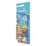 Escova-Dental-Macia-Hot-Wheels-Condor-Junior-Cabeca-P-2-Unidades
