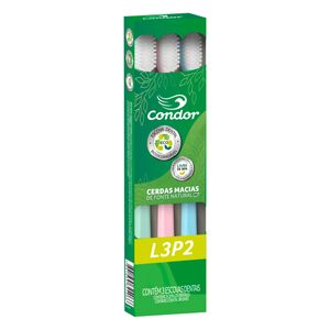 Escova Dental Macia Condor Eco Leve 3 Pague 2 Unidades