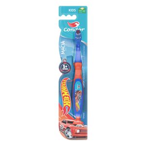 Escova Dental Macia Hot Wheels Condor Kids+ Cabeça P