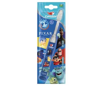 Escova Dental Infantil Macia com Luz de Led Pixar Condor Cabeça P