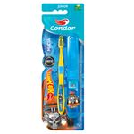 Escova-Dental-Macia-e-Suave-Hot-Wheels-Condor-Junior-Cabeca-P-Gratis-Estojo-Protetor