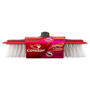 Vassoura Esfrega e Seca Condor - Com cabo