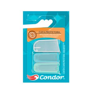 Capa Protetora de Cerdas para Escova Dental Condor Blister 3 Unidades