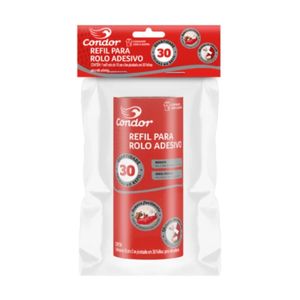 Rolo Adesivo Tira-Pelos Condor 10cm x 5m 30 Folhas Refil