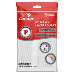 Bolsa para Lavar Roupa com Zíper Condor P 25cm x 30cm