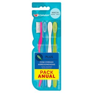 Escova Dental Macia Condor Plus 4 Unidades