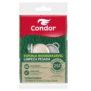 Esponja Biodegradável Limpeza Pesada Condor