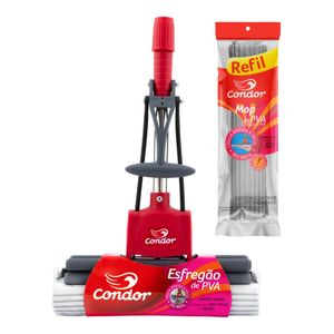 Kit Mop Esfregão PVA Condor + 1 refil